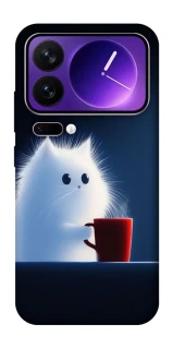 Чохол на Xiaomi 17 Pro Max Чохол кіт з кавою фото 1 з 1