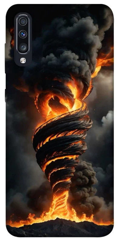 Чехол на Samsung Galaxy A70 (A705F) Огненный торнадо фото 1 из 1
