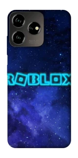 Чехол на ZTE Blade V50 Design 4G Roblox Space Logo Blue фото 1 из 1