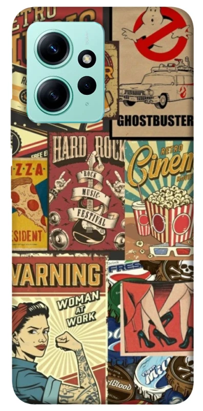 Чохол на Xiaomi Redmi Note 12 4G Retro collage ver.2 фото 1 з 1