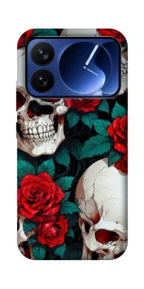 Чехол на Xiaomi 17 Pro skull and rose фото 1 из 1