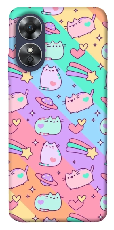Чехол на Oppo A17 Cat Cute фото 1 из 1