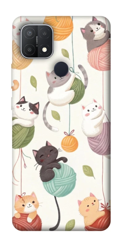 Чохол на Oppo A15s / A15 Funny Kittens фото 1 з 1