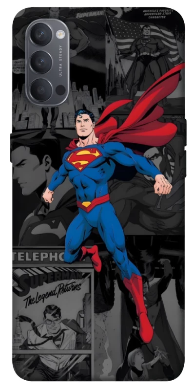 Чохол на Oppo Reno 4 superman comics фото 1 з 1