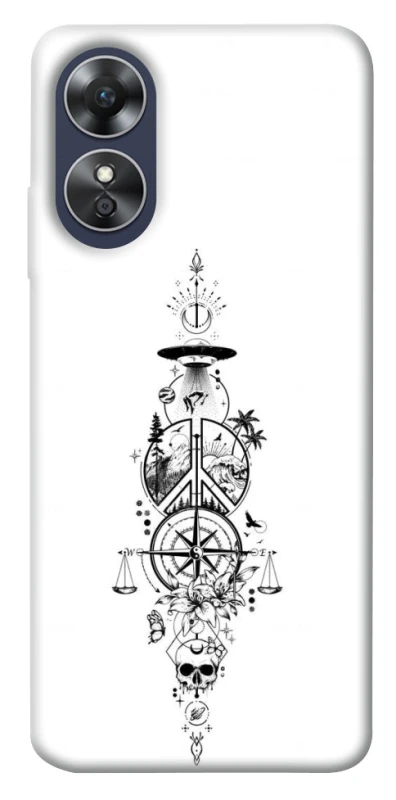 Чехол на Oppo A17 Tattoo ver.7 фото 1 из 1