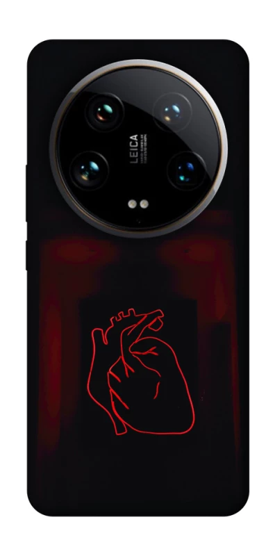 Чехол на Xiaomi 14 Ultra Красное сердце фото 1 из 1