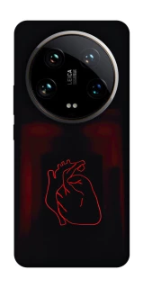 Чехол на Xiaomi 14 Ultra Красное сердце фото 1 из 1