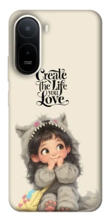 Чехол на Xiaomi Redmi A7 Pro 4G Create the life you love фото 1 из 2