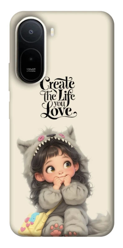 Чохол на Xiaomi Redmi A7 Pro 4G Create the life you love фото 2 з 2