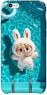Чехол на Apple iPhone 6/6s plus (5.5") Labubu in the pool ver.2 фото 1 из 1