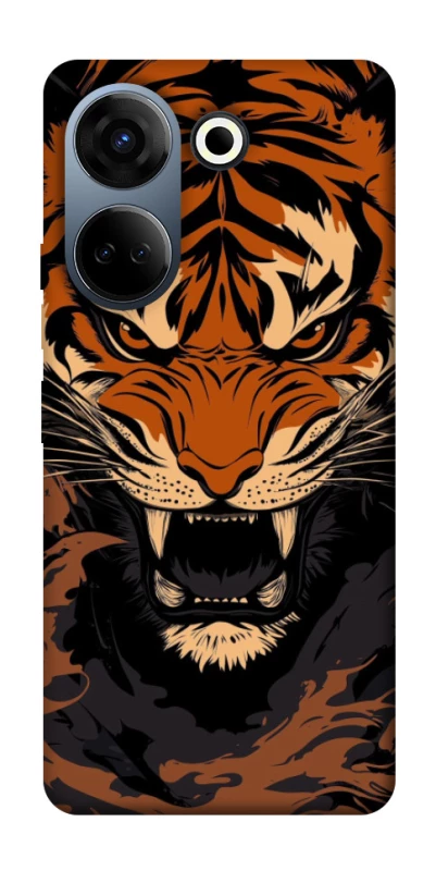 Чехол на TECNO Camon 20 Pro (CK7n) cool tiger фото 1 из 1
