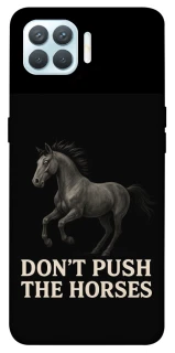 Чехол на Oppo F17 Pro Don't push the horses фото 1 из 1