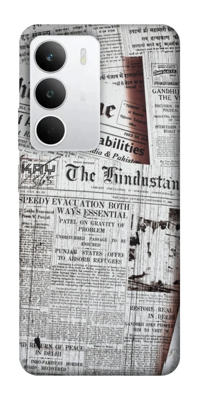 Чохол на Realme C71 Газети фото 1 з 1