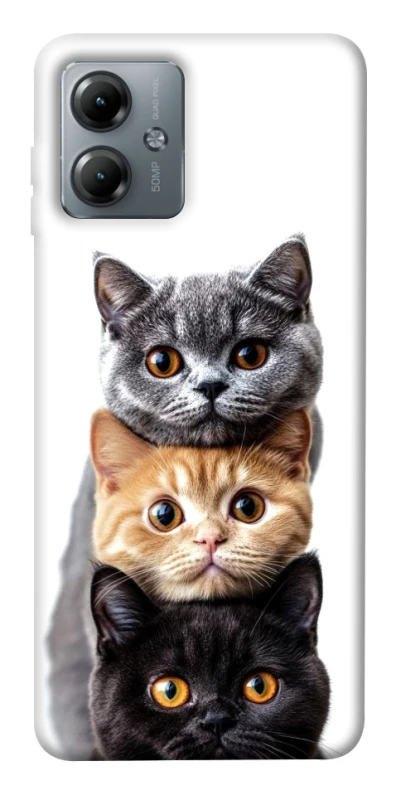 Чохол на Motorola Moto G14 Гарні котики фото 1 з 1