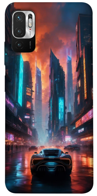 Чехол на Xiaomi Redmi Note 10 5G Cyber city фото 1 из 1