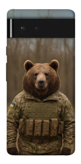 Чехол на Google Pixel 6 Медведь защитник фото 1 из 1