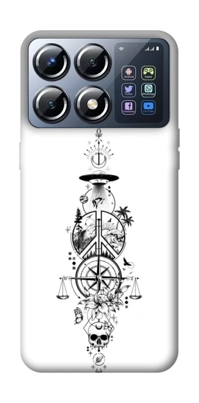 Чохол на Xiaomi POCO X8 Pro Tattoo ver.7 фото 1 з 1