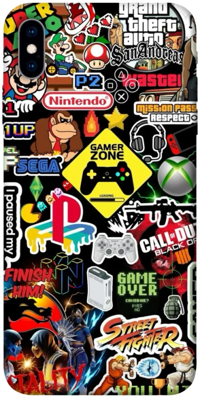 Чехол на Apple iPhone X (5.8") Gamer Zone фото 1 из 1