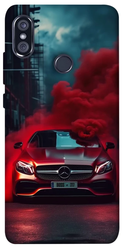 Чохол на Xiaomi Redmi Note 5 Pro / Note 5 (AI Dual Camera) Mercedes in smoke фото 1 з 1