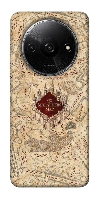 Чохол на Xiaomi Redmi A3 Harry Potter Marauder's Map фото 1 з 1