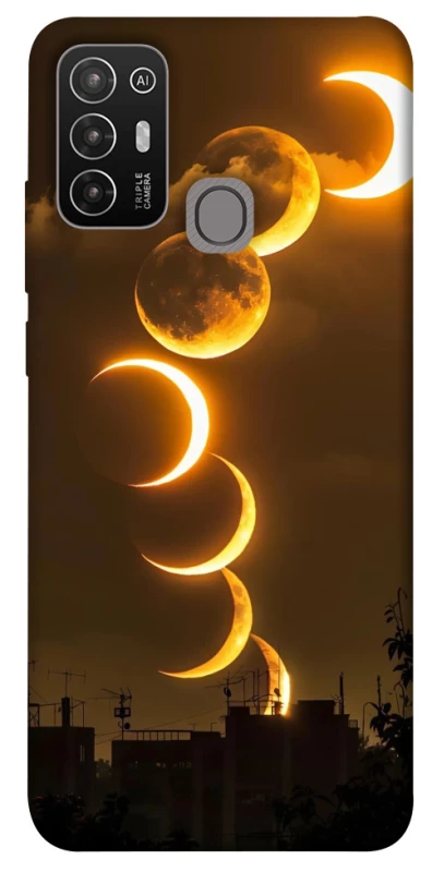Чехол на ZTE Blade A52 moon фото 1 из 1