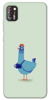 Чохол на TECNO POP 4 Pro Голуб-детектив фото 1 з 1