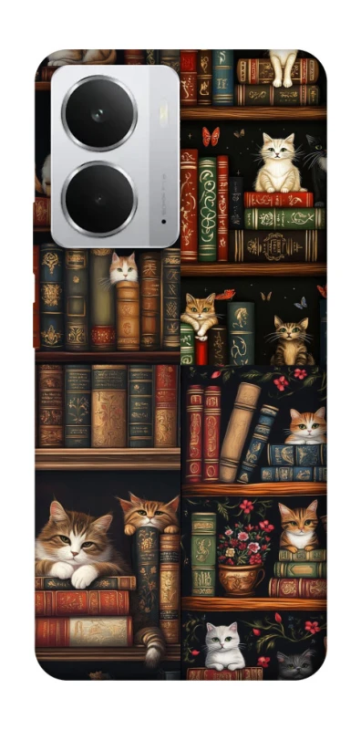 Чохол на Realme 14 Cats & Books фото 1 з 1