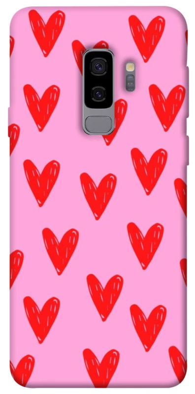 Чохол на Samsung Galaxy S9+ Red hearts 2 фото 1 з 1