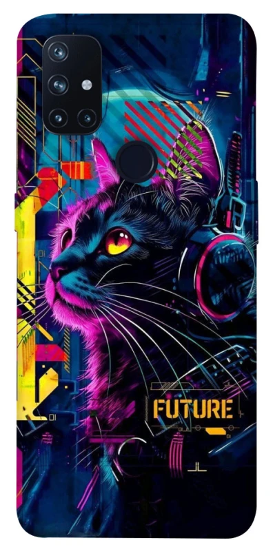 Чохол на OnePlus Nord N10 5G Cyber Cat v2 фото 1 з 1