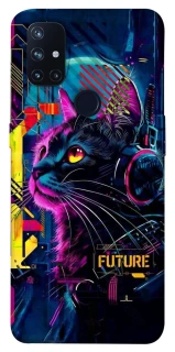 Чохол на OnePlus Nord N10 5G Cyber Cat v2 фото 1 з 1