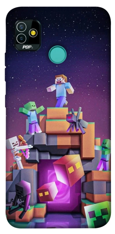 Чохол на TECNO POP 5 Minecraft aesthetics фото 1 з 1