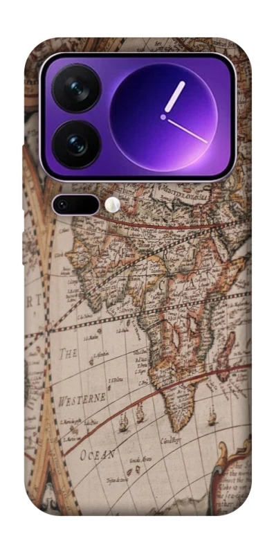 Чехол на Xiaomi 17 Pro Max Карта путешествий фото 1 из 1