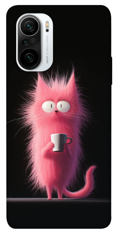 Чехол на Xiaomi Redmi K40 / K40 Pro / K40 Pro+ / Poco F3 Розовый котёнок фото 1 из 1