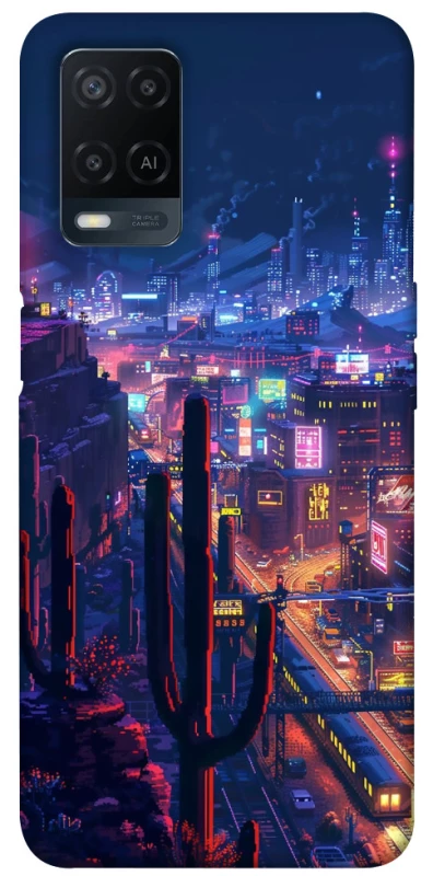 Чехол на Oppo A54 4G Night city фото 1 из 1