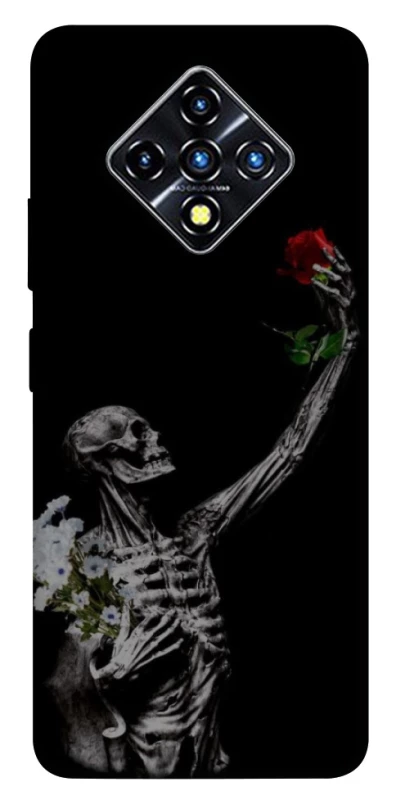 Чехол на Infinix Zero 8 Skeleton vs Rose фото 1 из 1