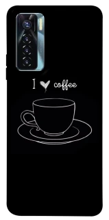 Чехол на TECNO Camon 17 Pro Black coffee фото 1 из 1