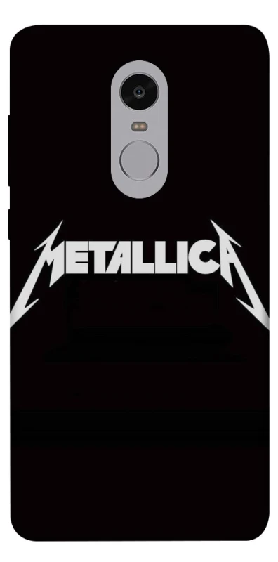 Чохол на Xiaomi Redmi Note 4X / Note 4 (Snapdragon) Metallica logo фото 1 з 1