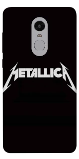 Чехол на Xiaomi Redmi Note 4X / Note 4 (Snapdragon) Metallica logo фото 1 Чехол на Xiaomi Redmi Note 4X / Note 4 (Snapdragon) Metallica logo фото 1 из 1