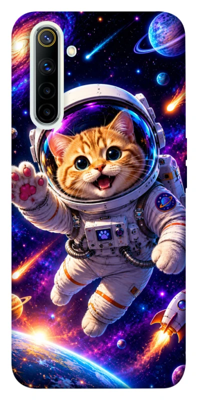 Чохол на Realme 6 Space Cat фото 1 з 1