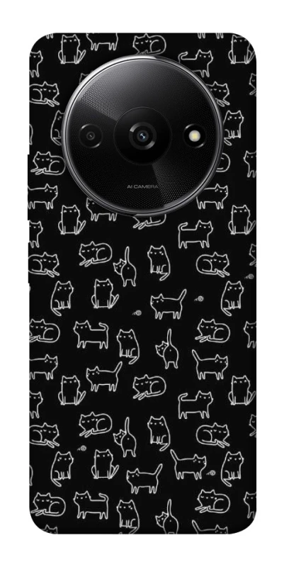 Чехол на Xiaomi Redmi A3 Black Cats фото 1 из 1