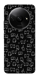 Чохол на Xiaomi Redmi A3 Black Cats фото 1 з 1