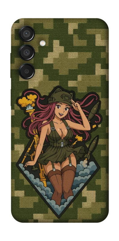 Чохол на Samsung Galaxy M15 5G Military Waifu фото 1 з 1