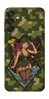 Чохол на Samsung Galaxy M15 5G Military Waifu фото 1 з 1