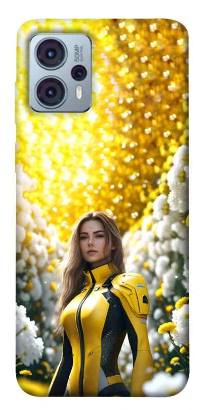 Чехол на Motorola Moto G23 Cyber space girl ver.2 фото 1 из 1