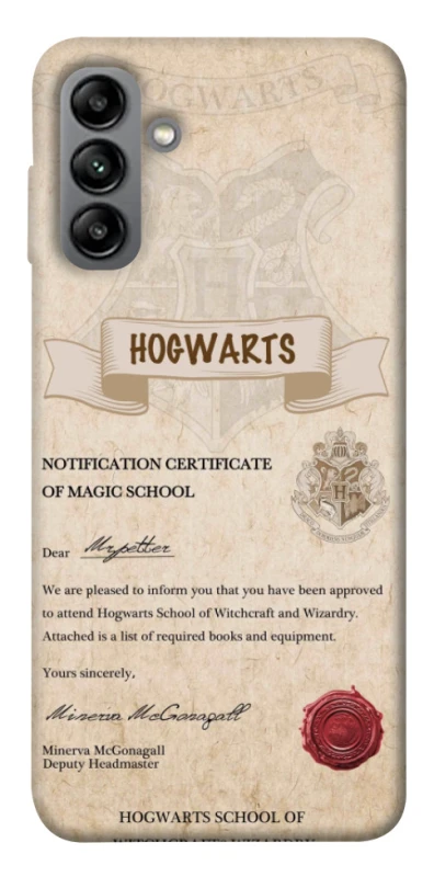 Чехол на Samsung Galaxy A04s The Hogwarts acceptance letter фото 1 из 1