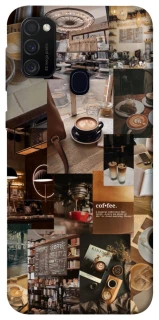 Чехол на Samsung Galaxy M21 Coffee collage ver.2 фото 1 из 1