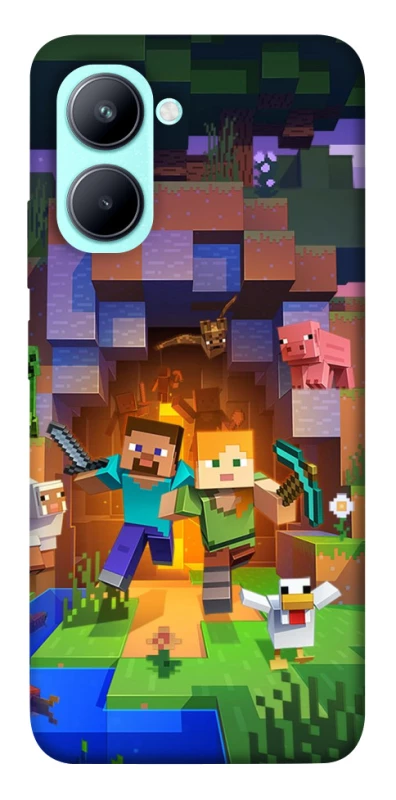 Чохол на Realme C33 Minecraft game фото 1 з 1