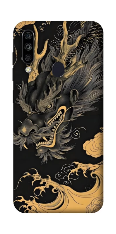 Чохол на ZTE Blade A7 (2020) gold dragon фото 1 з 1