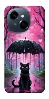 Чохол на TECNO Spark Go 1 Black cat фото 1 з 1