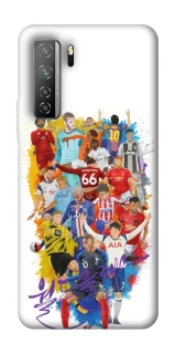 Чехол на Huawei Nova 7 SE Football Abstract v2 фото 1 из 1